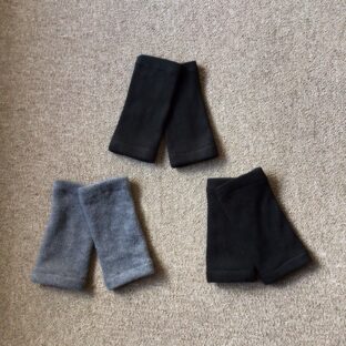 フリース使いふわふわあったかハンドウォーマー